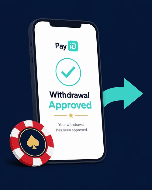 PayID casino withdrawal on phone